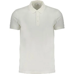 White Cotton Polo Shirt
