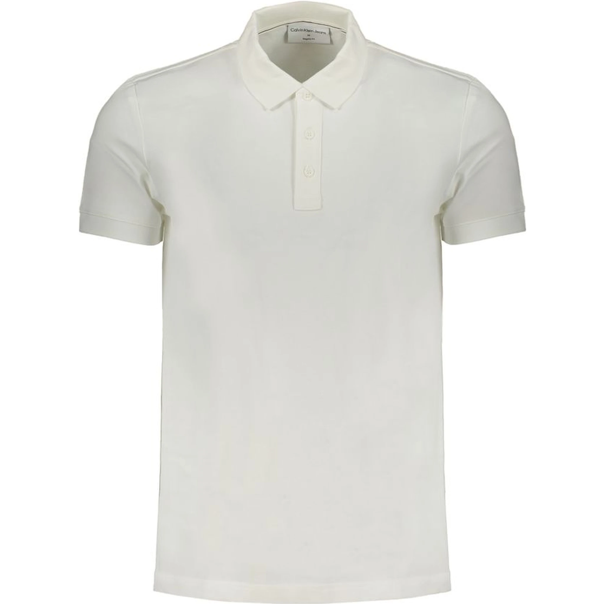 White Cotton Polo Shirt