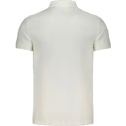 White Cotton Polo Shirt