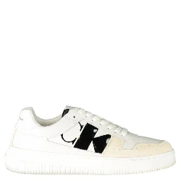 White Polyester Sneaker