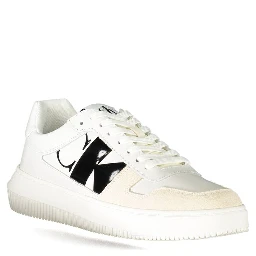White Polyester Sneaker