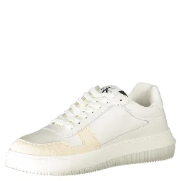 White Polyester Sneaker