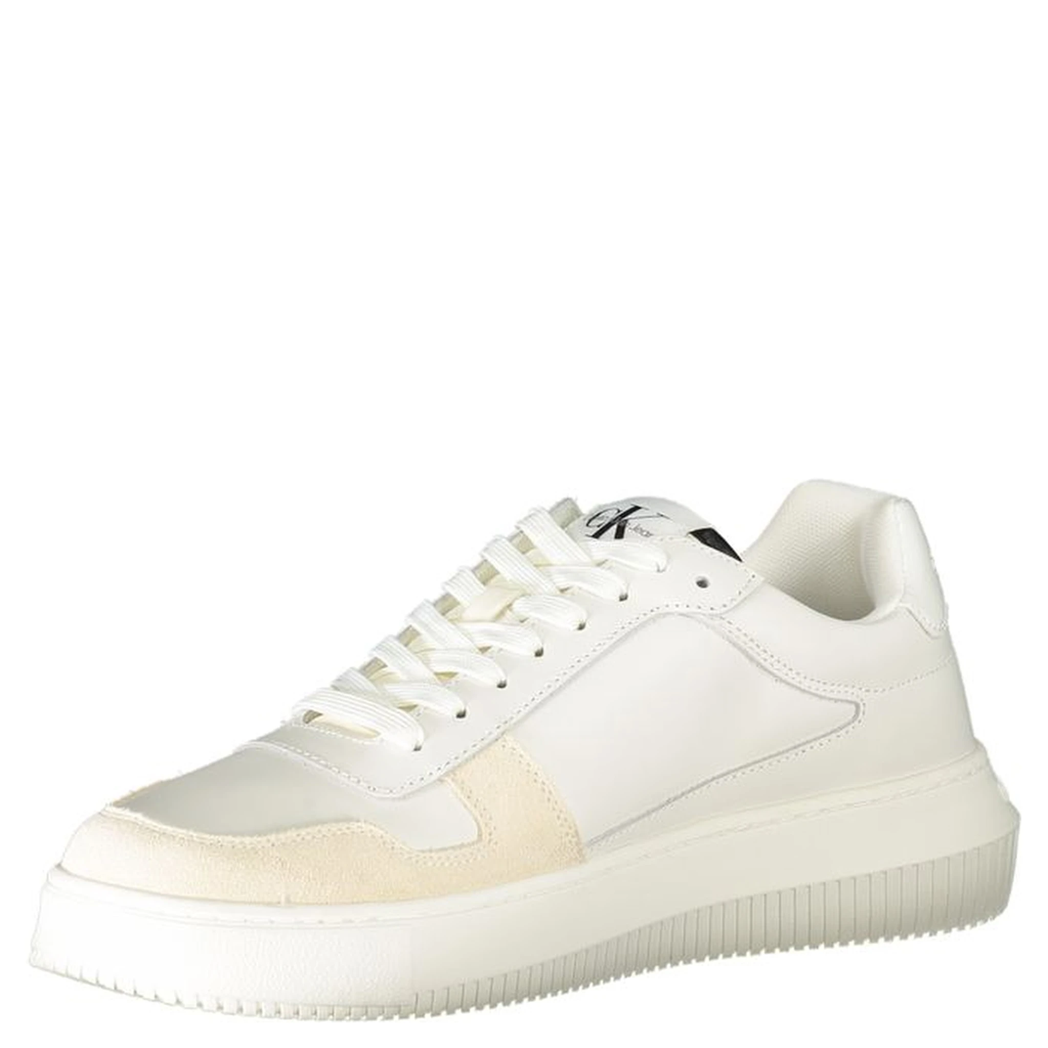 White Polyester Sneaker