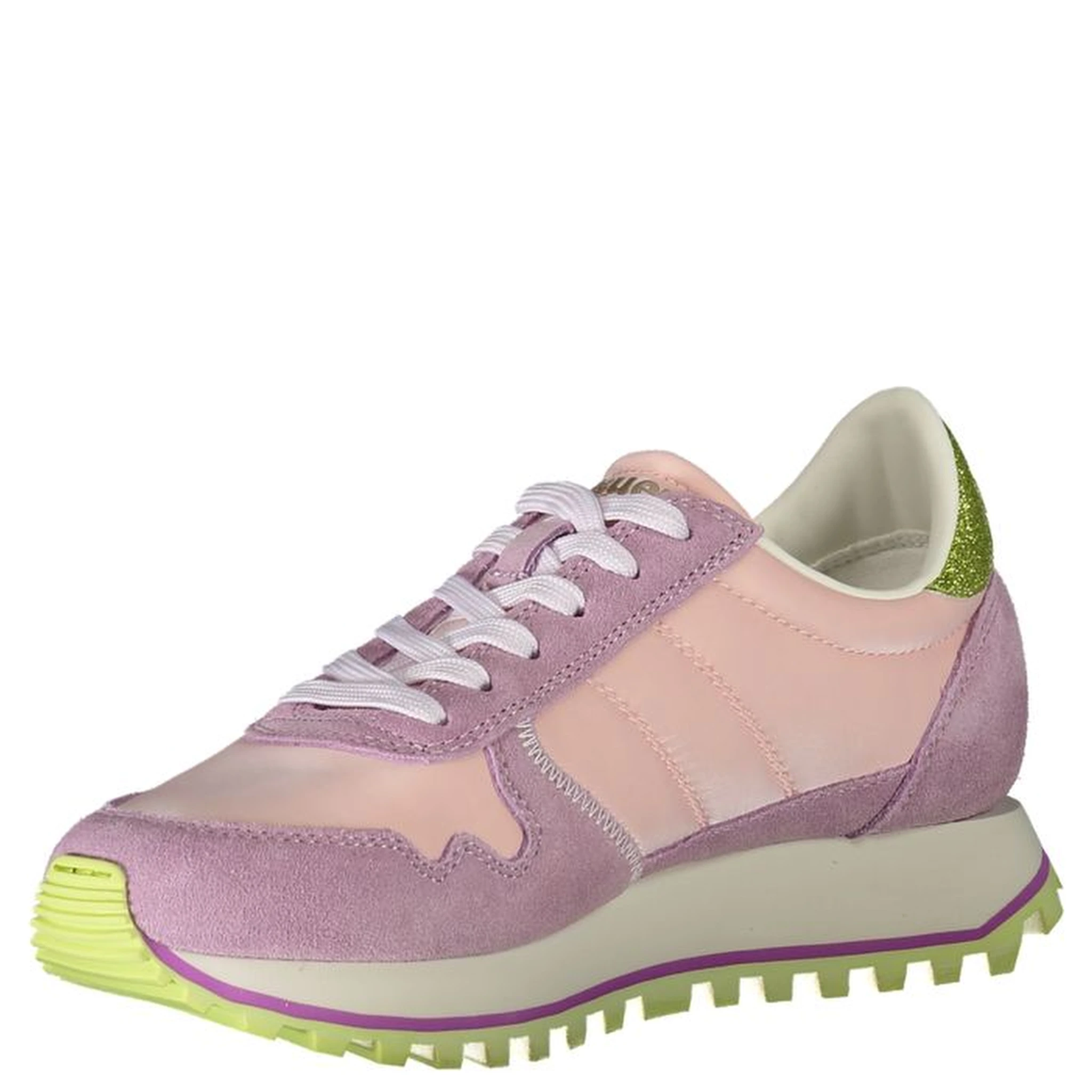 glitter-panel sneakers