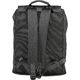Black Polyester Backpack
