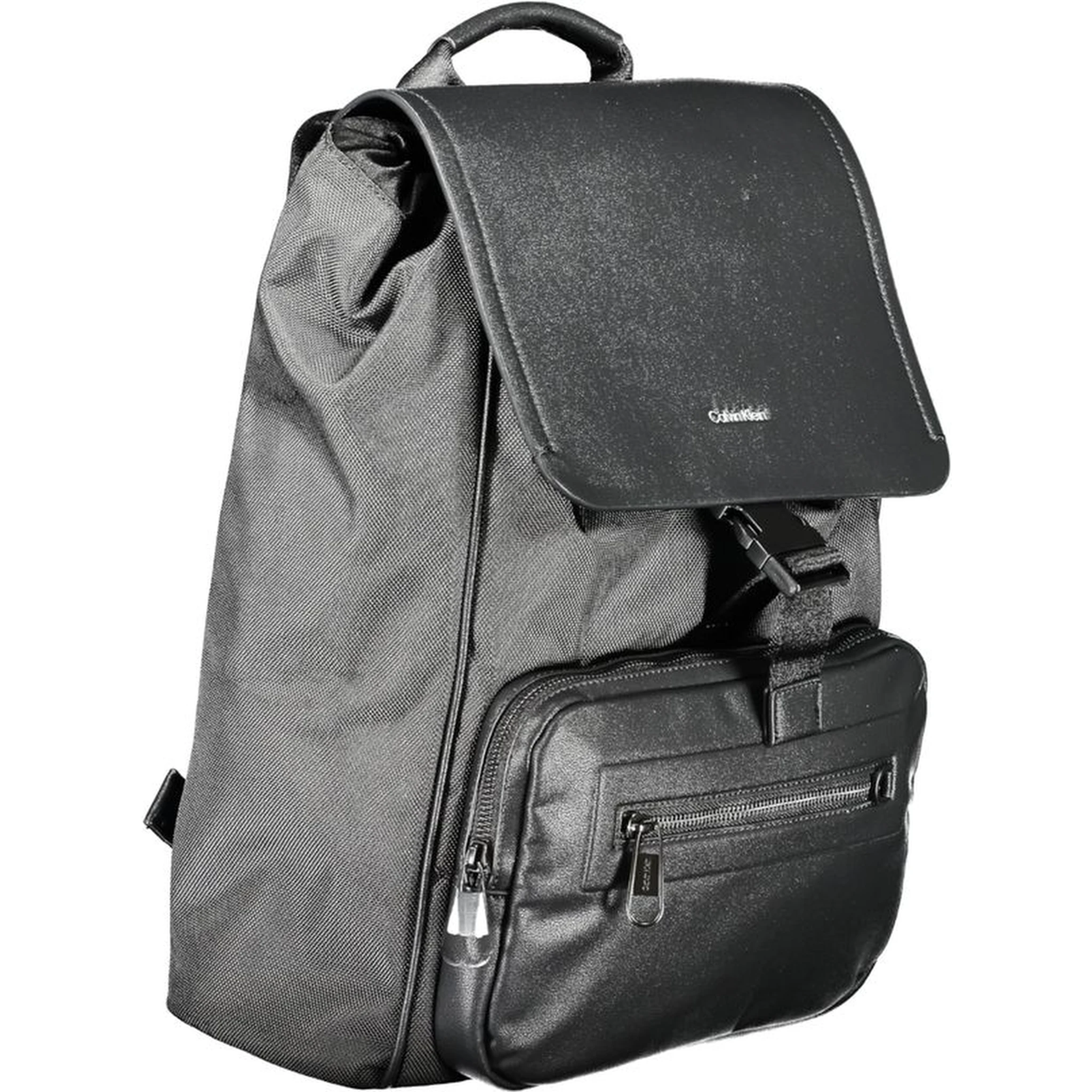 Black Polyester Backpack