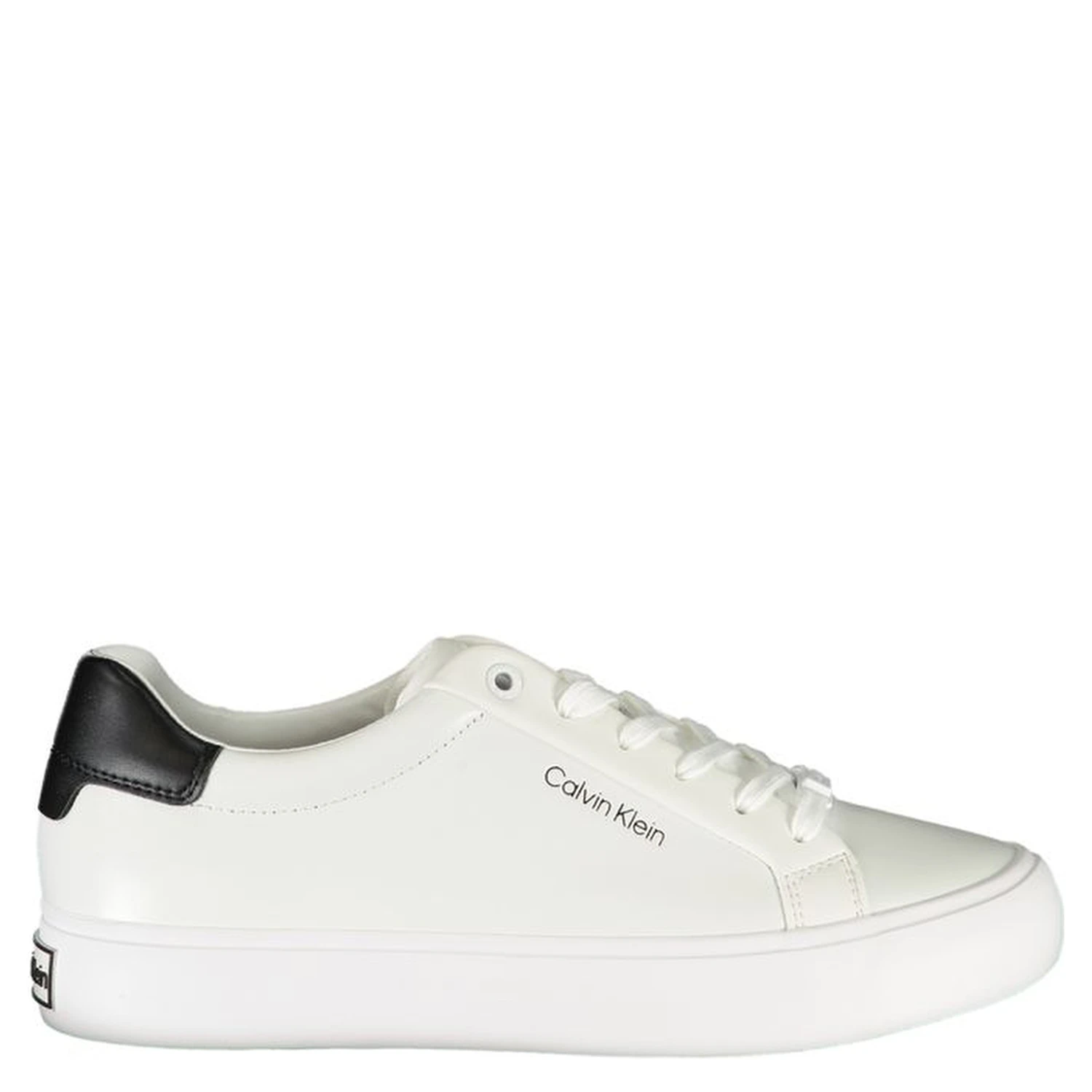 White Polyester Sneaker