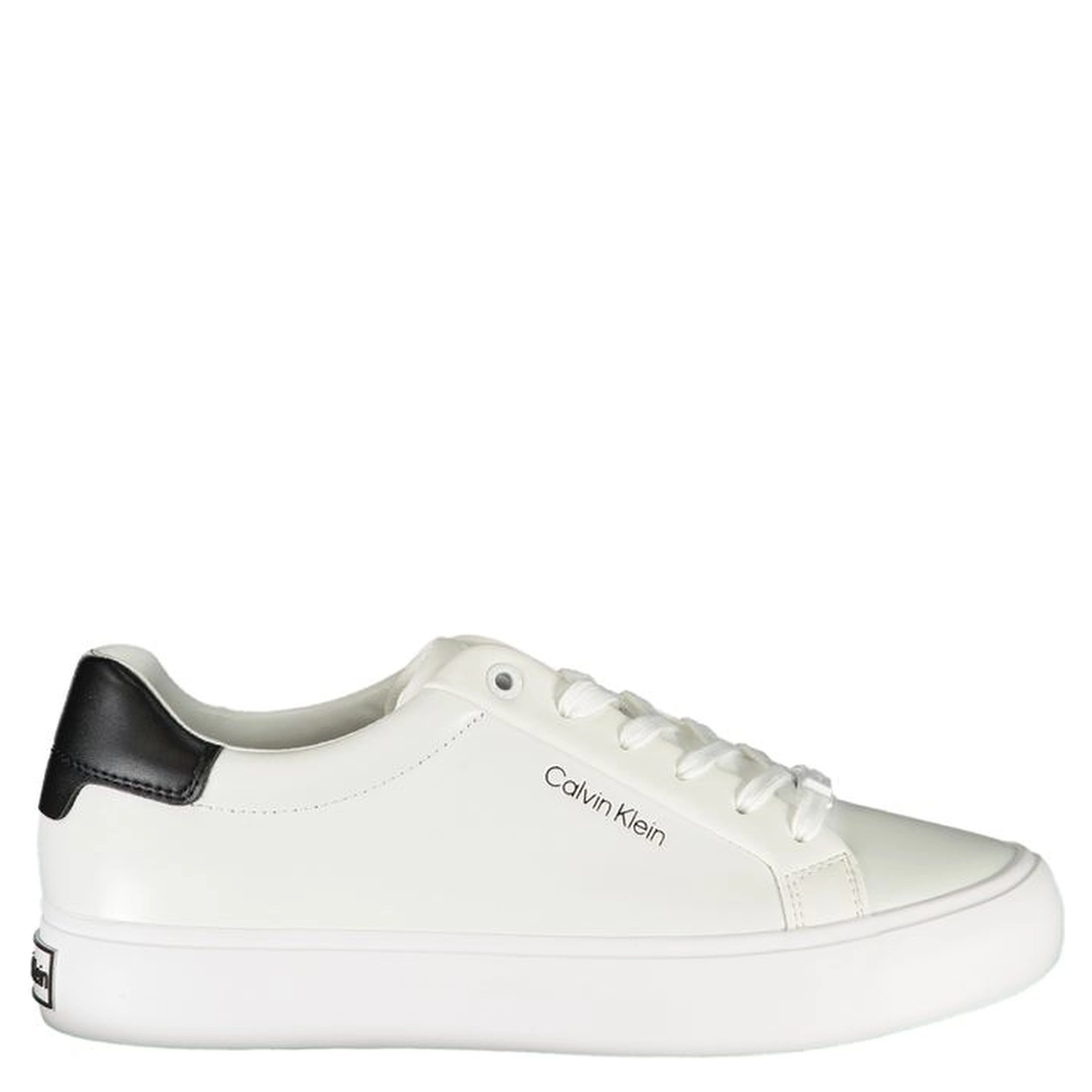 White Polyester Sneaker
