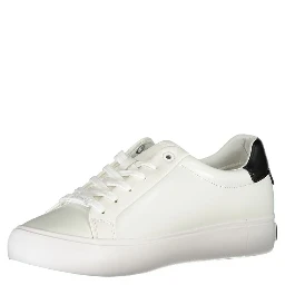 White Polyester Sneaker