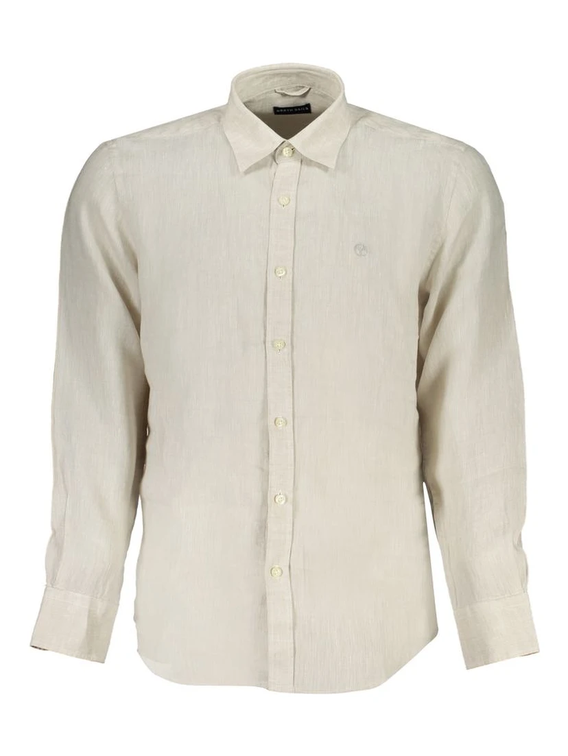 Beige Linen Shirt