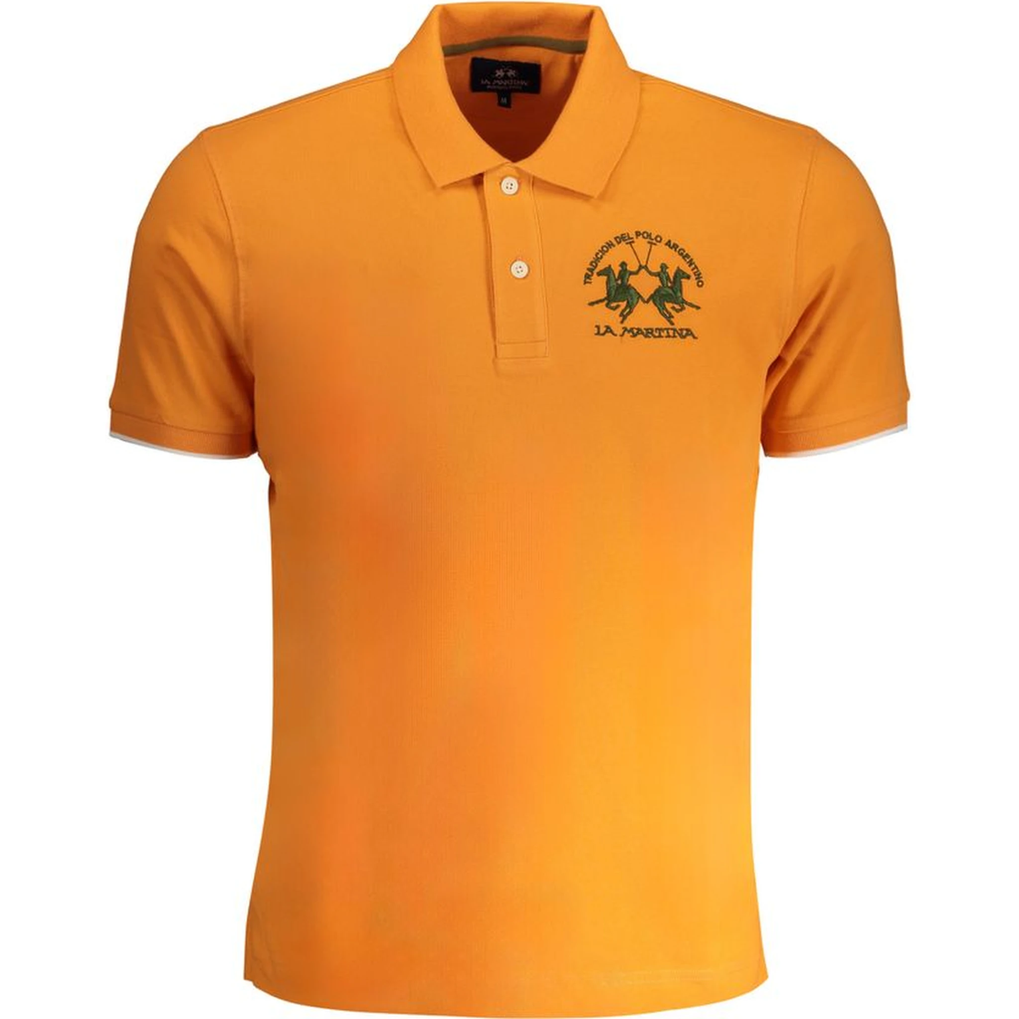 Orange Cotton Polo Shirt