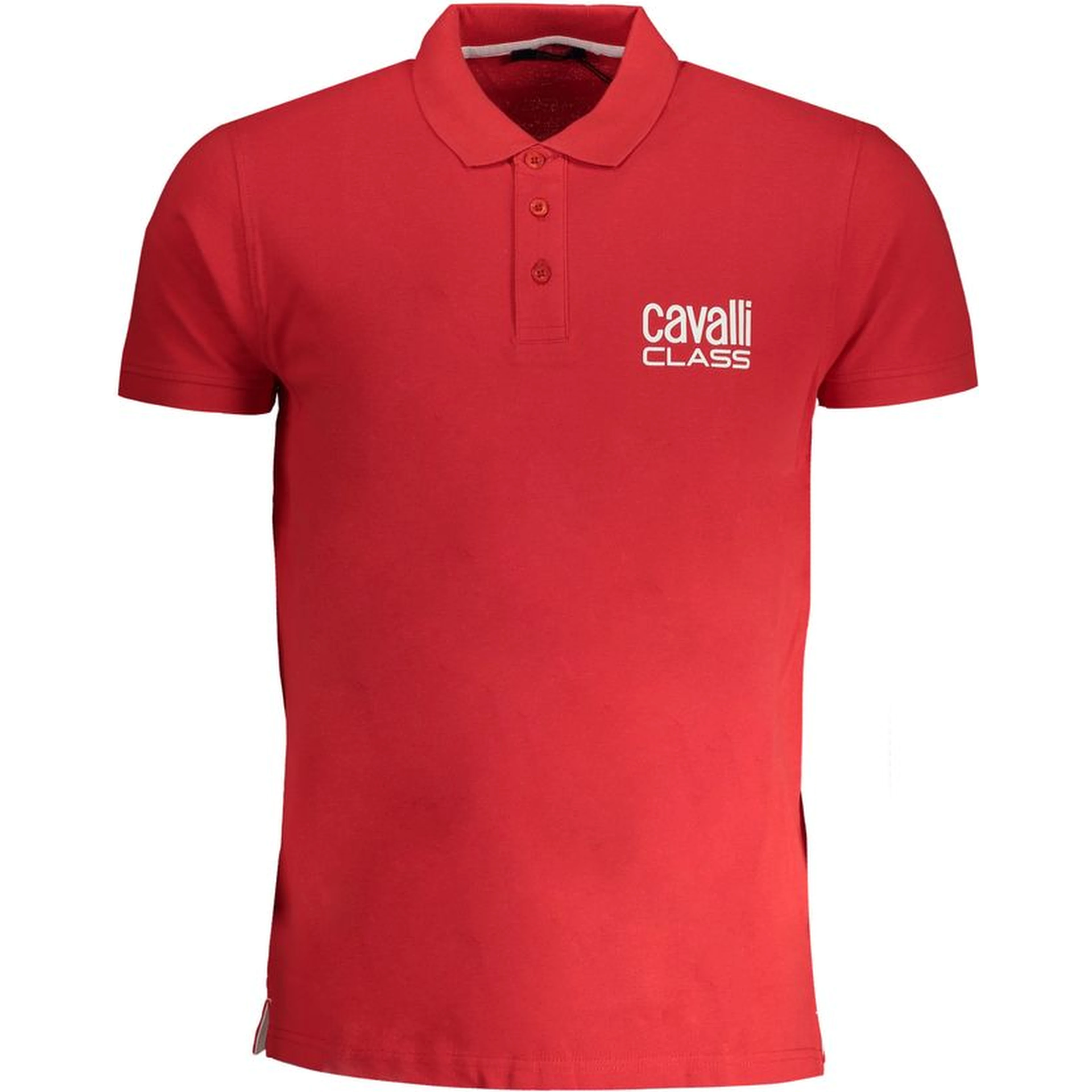Red Cotton Polo Shirt
