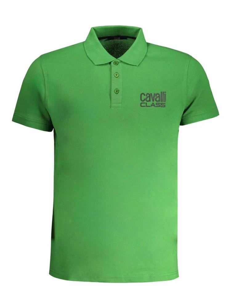 Green Cotton Polo Shirt