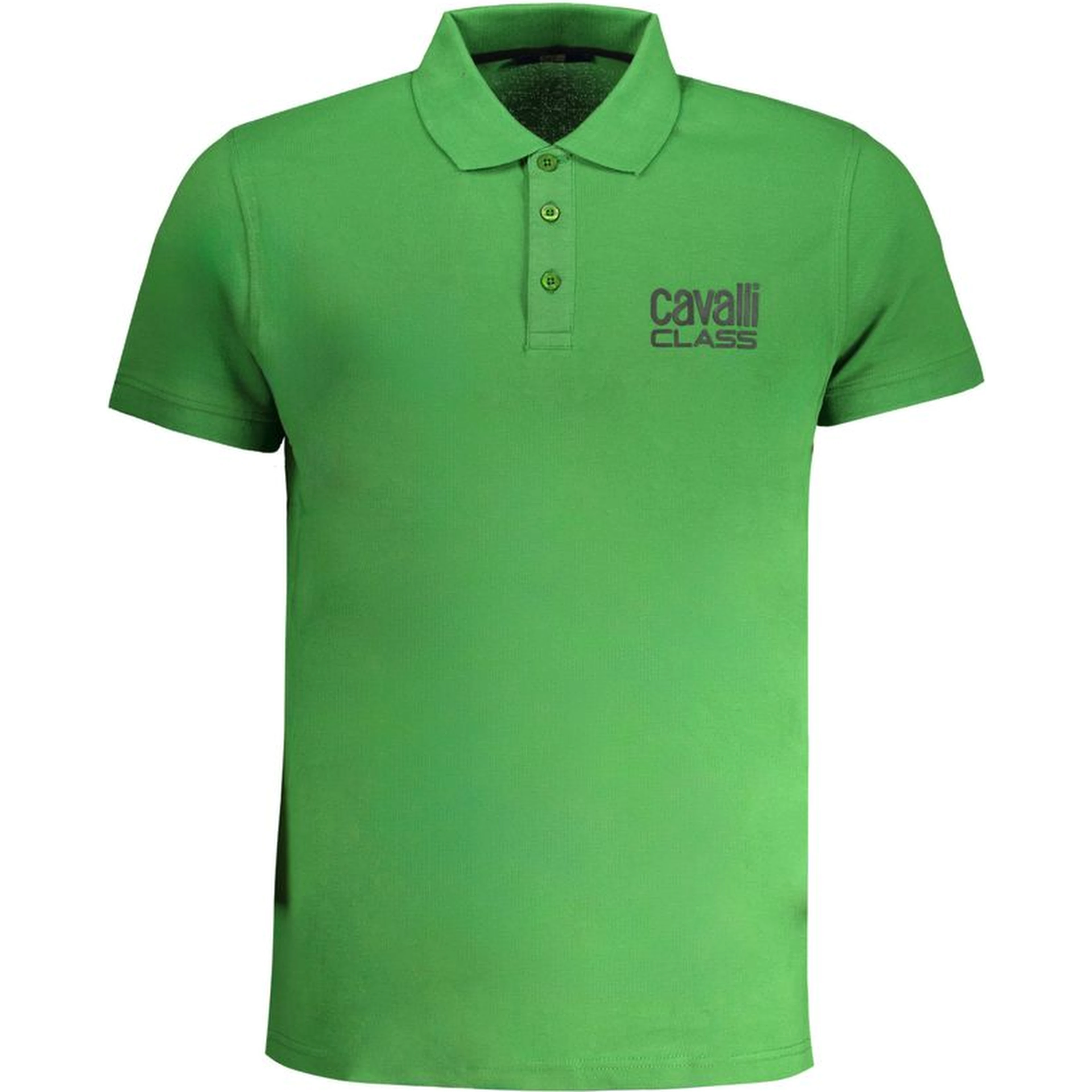 Green Cotton Polo Shirt