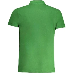 Green Cotton Polo Shirt