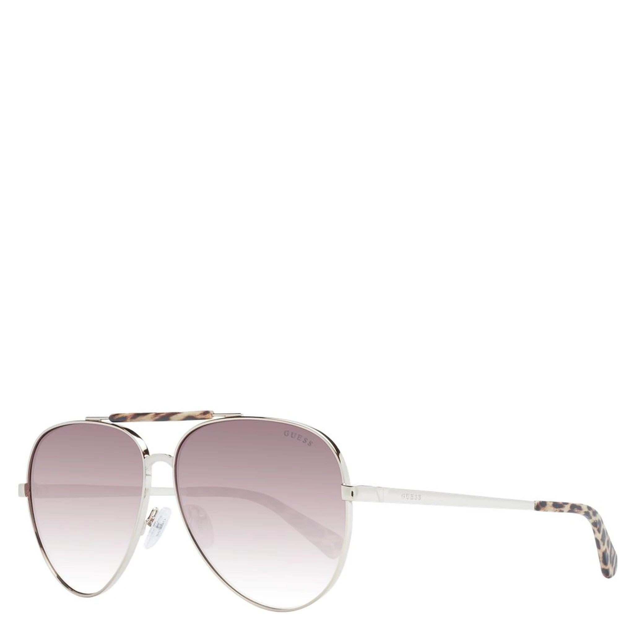 Brown Metal Sunglasses
