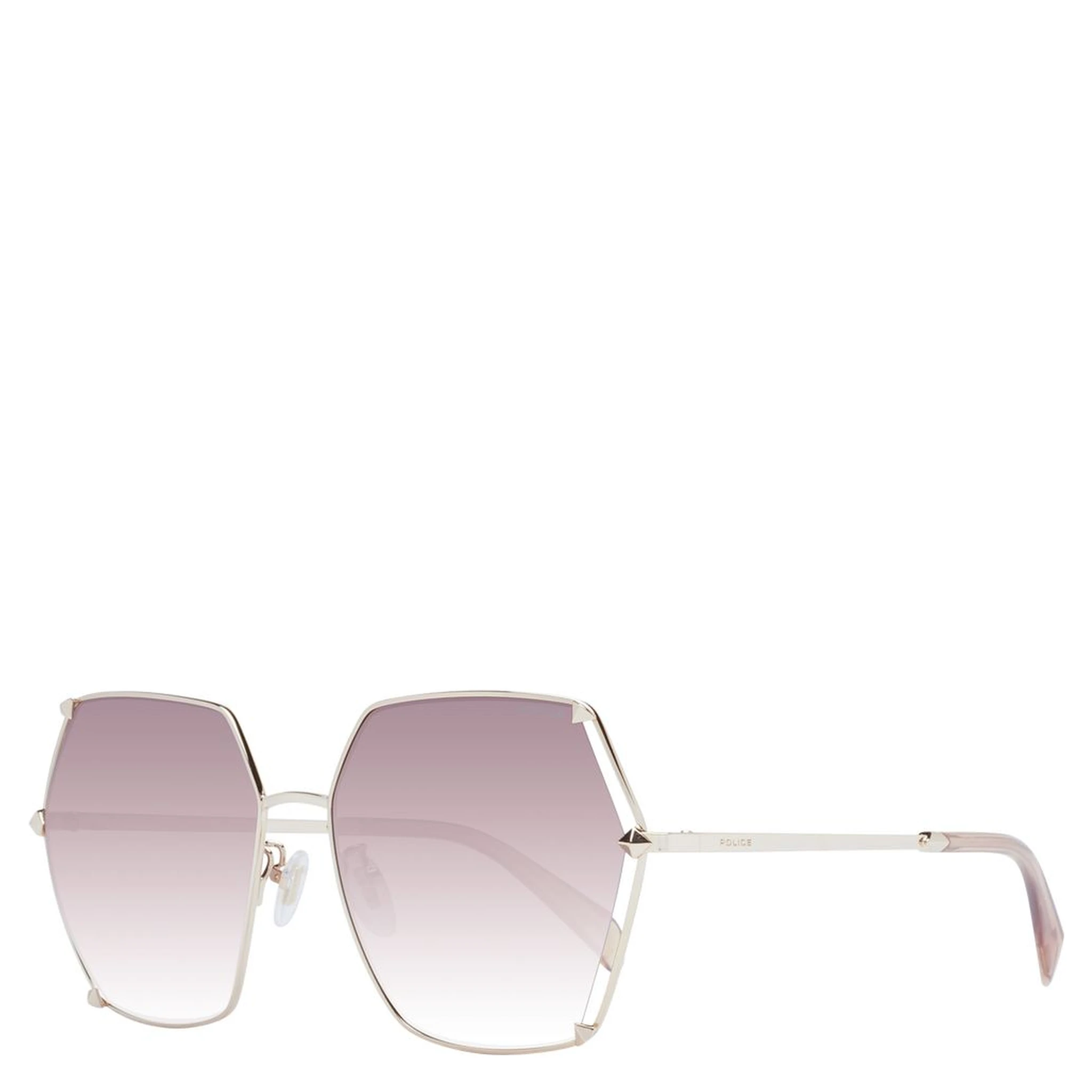 Rose Gold Metal Sunglasses
