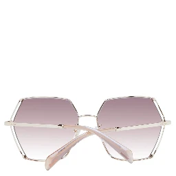 Rose Gold Metal Sunglasses