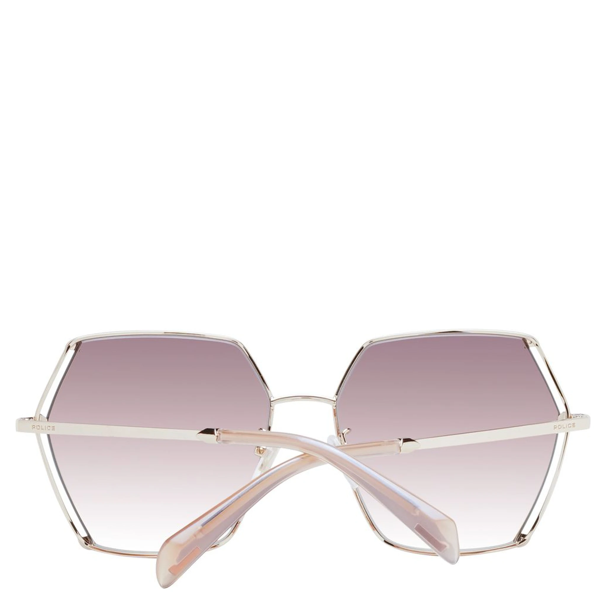 Rose Gold Metal Sunglasses