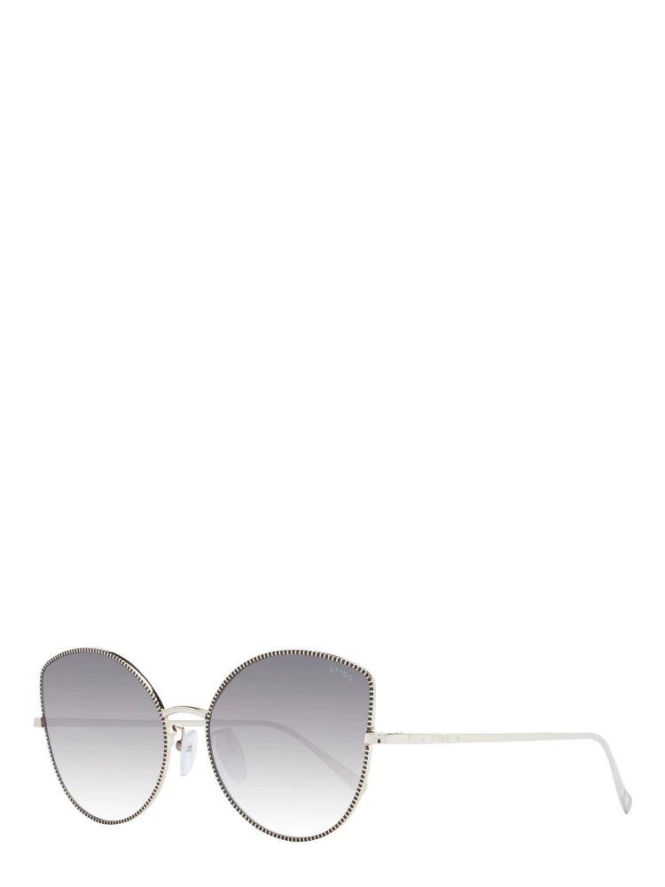 Rose Gold Metal Sunglasses