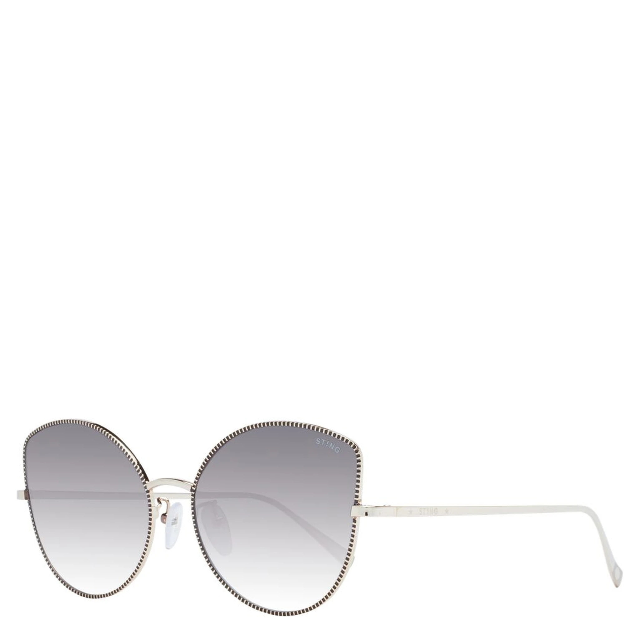 Rose Gold Metal Sunglasses