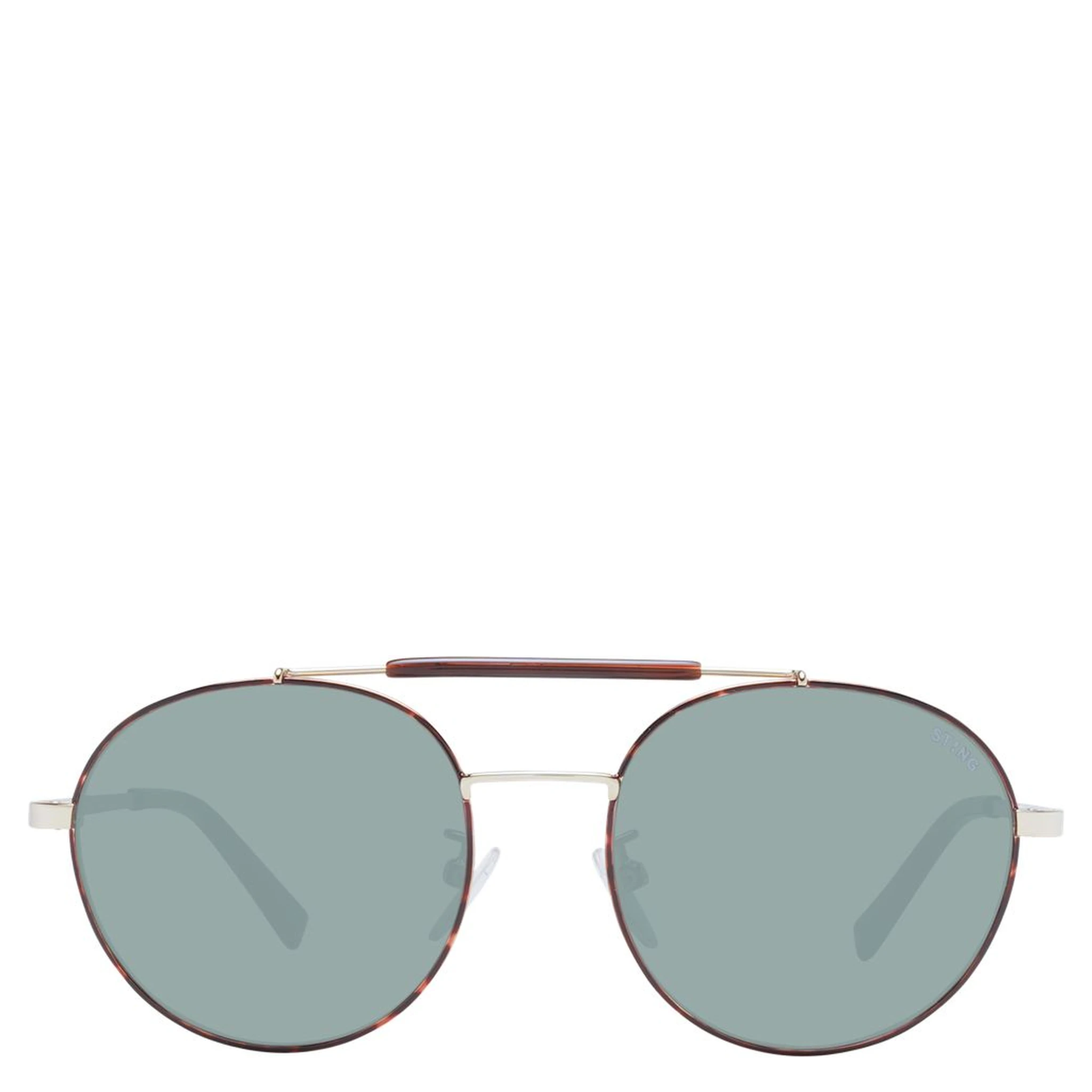Brown Metal Sunglasses