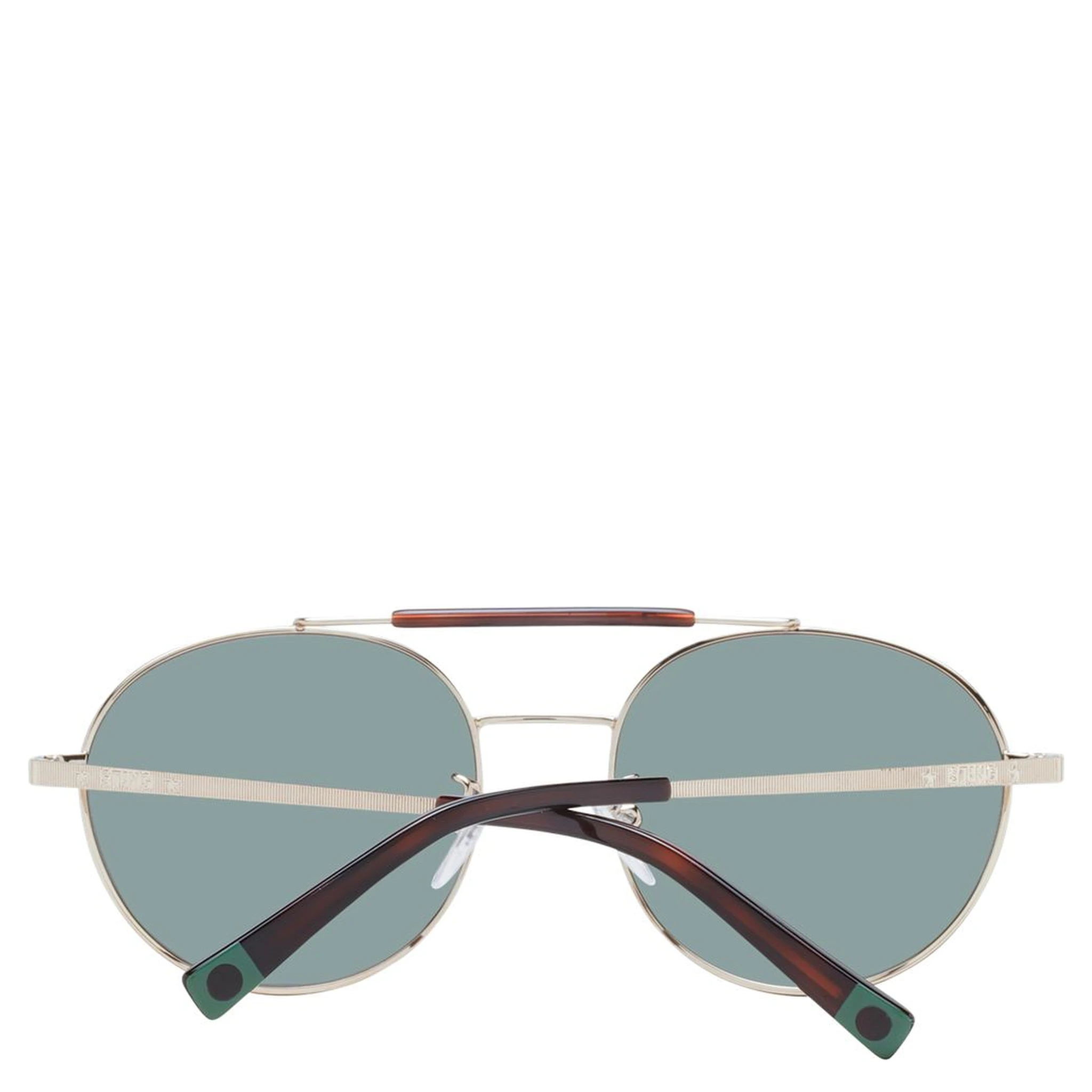 Brown Metal Sunglasses