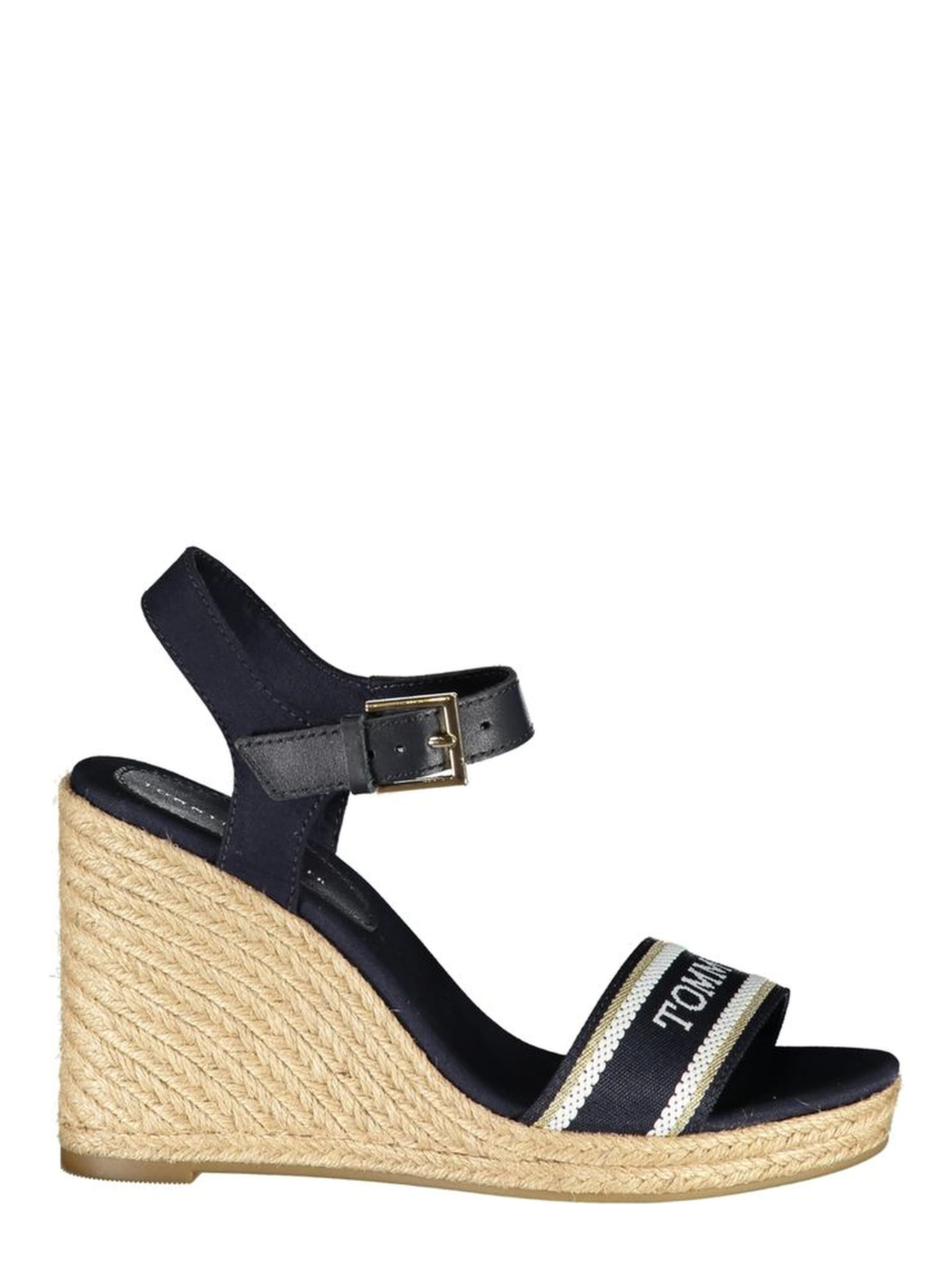 Blue Polyester Sandal