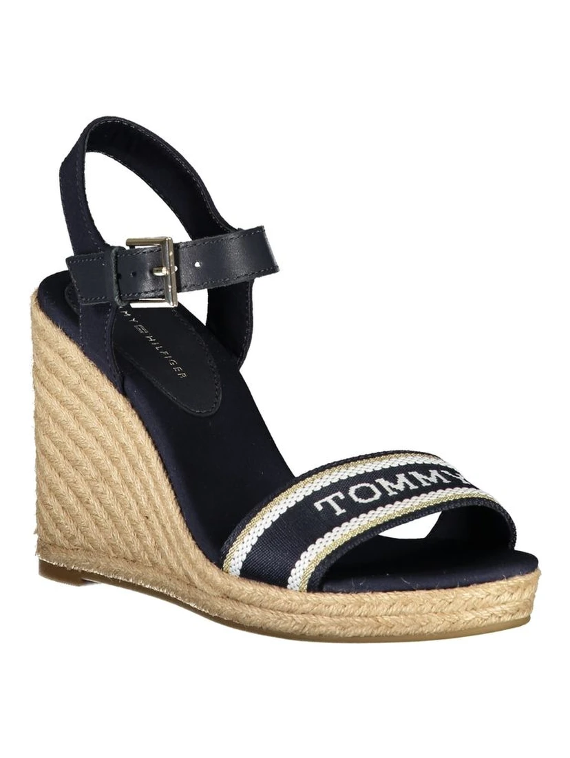 Blue Polyester Sandal