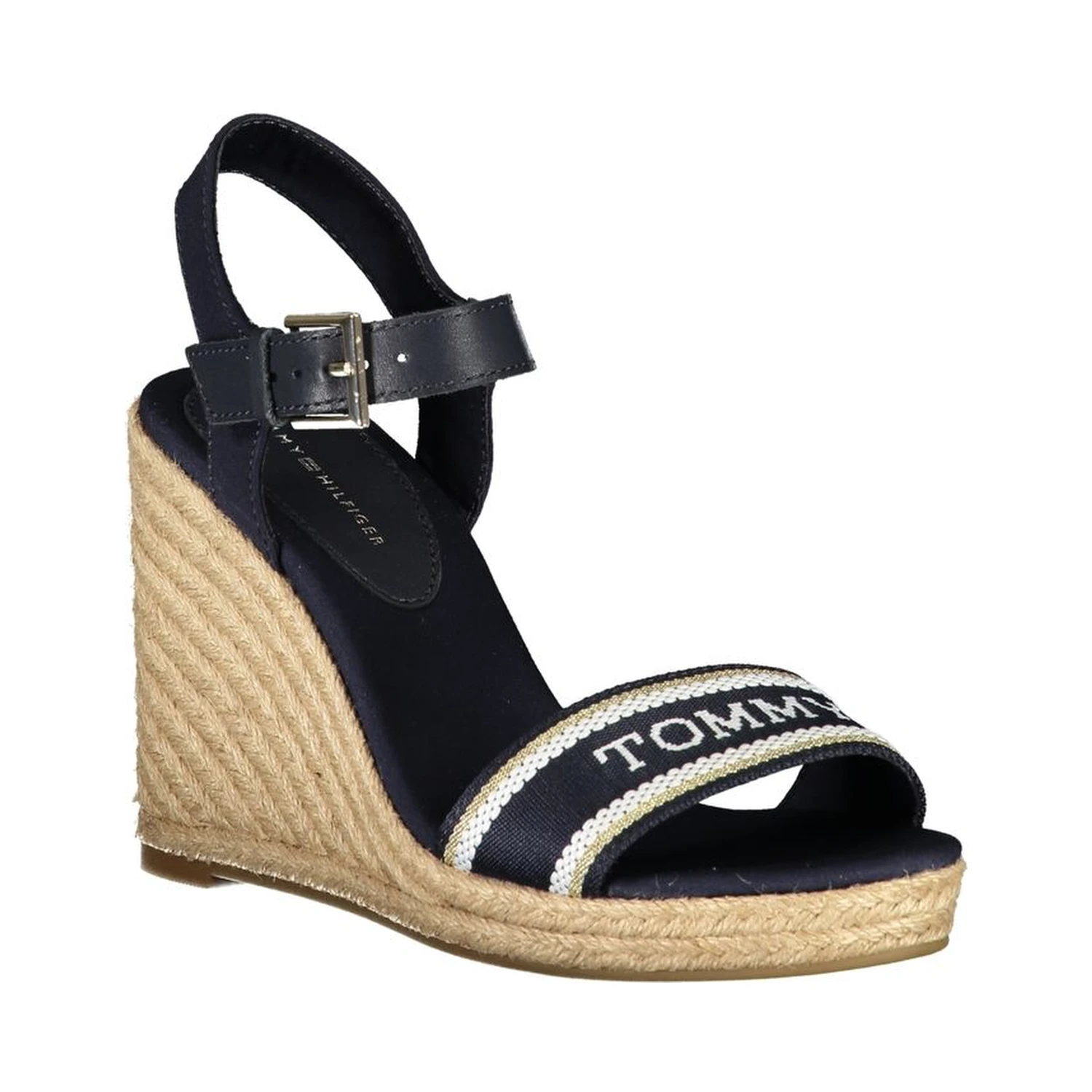 Blue Polyester Sandal
