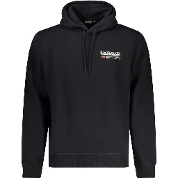 Black Cotton Sweatshirt