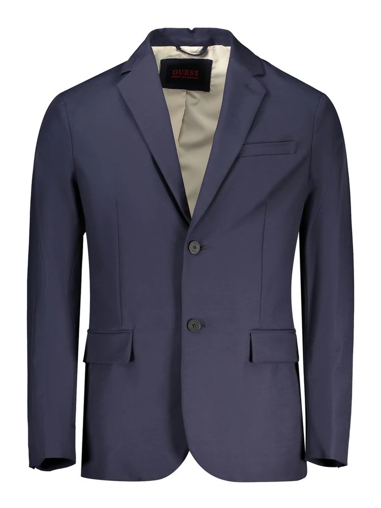 Blue Cotton Jackets & Coat