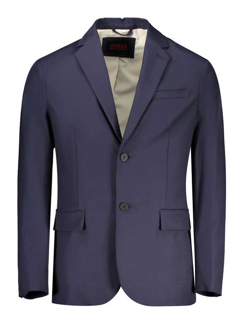 Blue Cotton Jackets & Coat