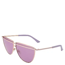 Rose Gold Metal Sunglasses