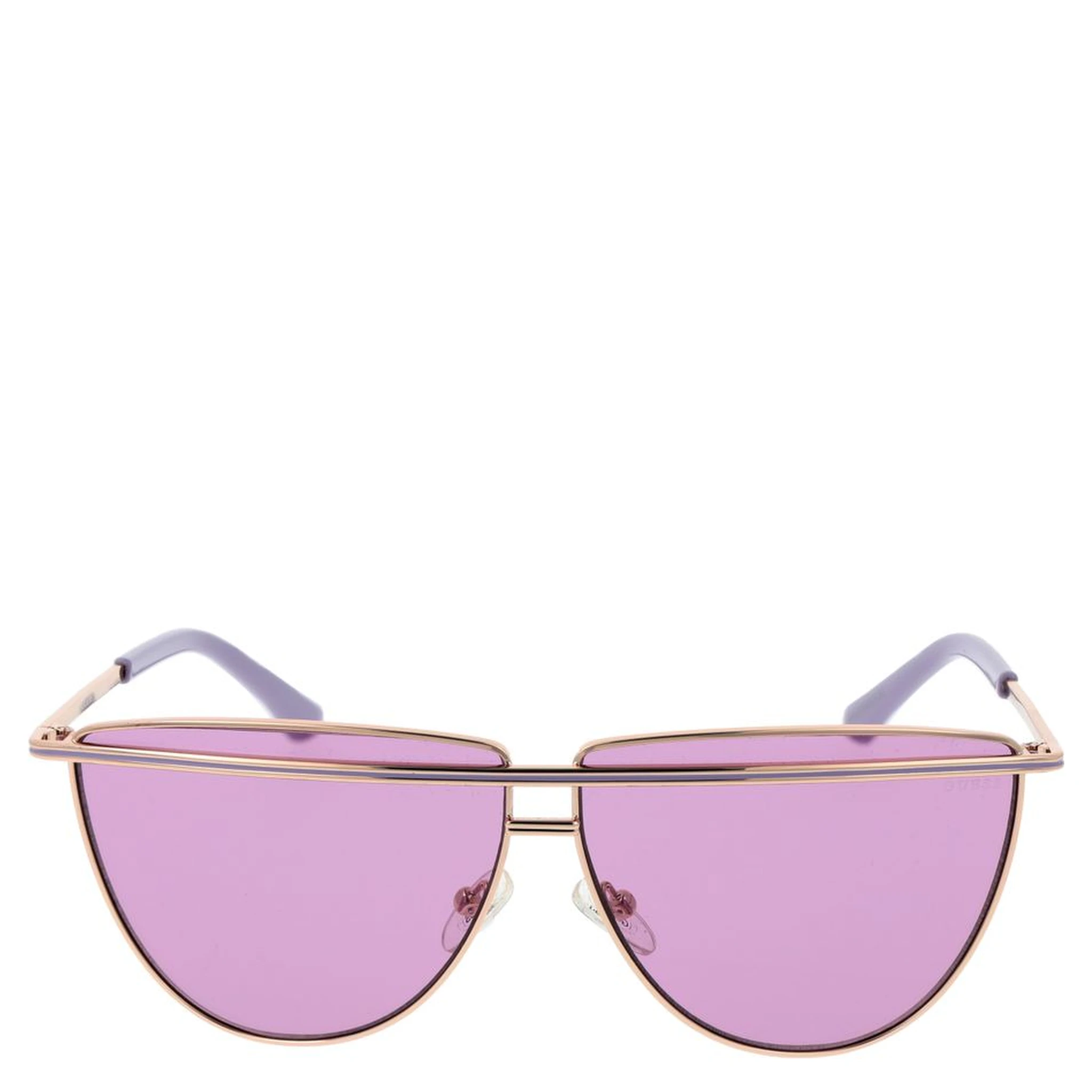 Rose Gold Metal Sunglasses