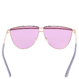 Rose Gold Metal Sunglasses