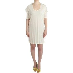 White modal tube dress