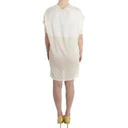 White modal tube dress