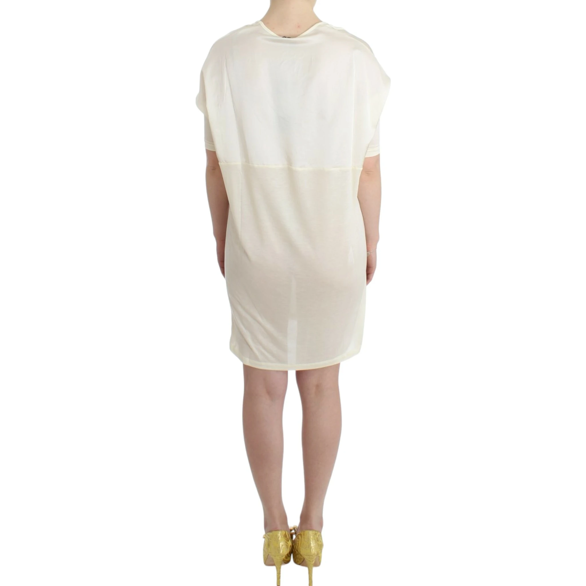 White modal tube dress