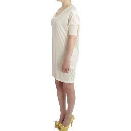 White modal tube dress