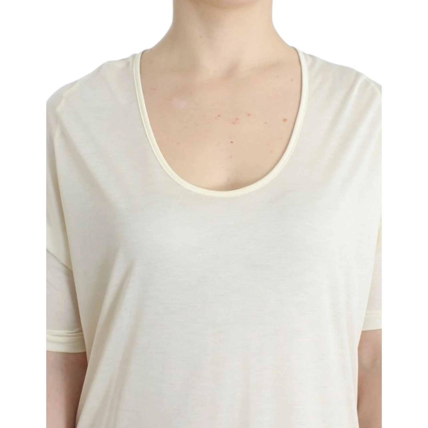 White modal tube dress