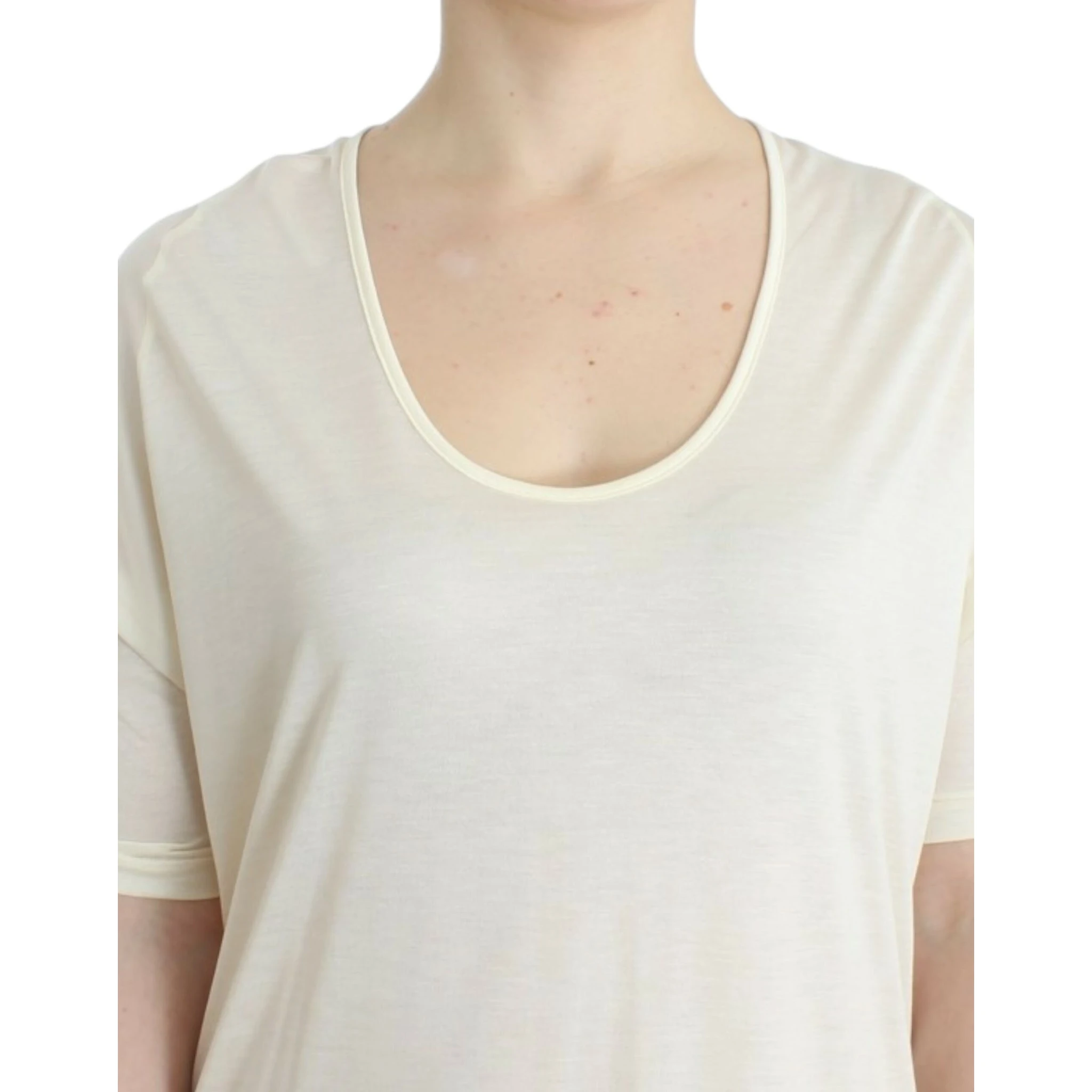 White modal tube dress