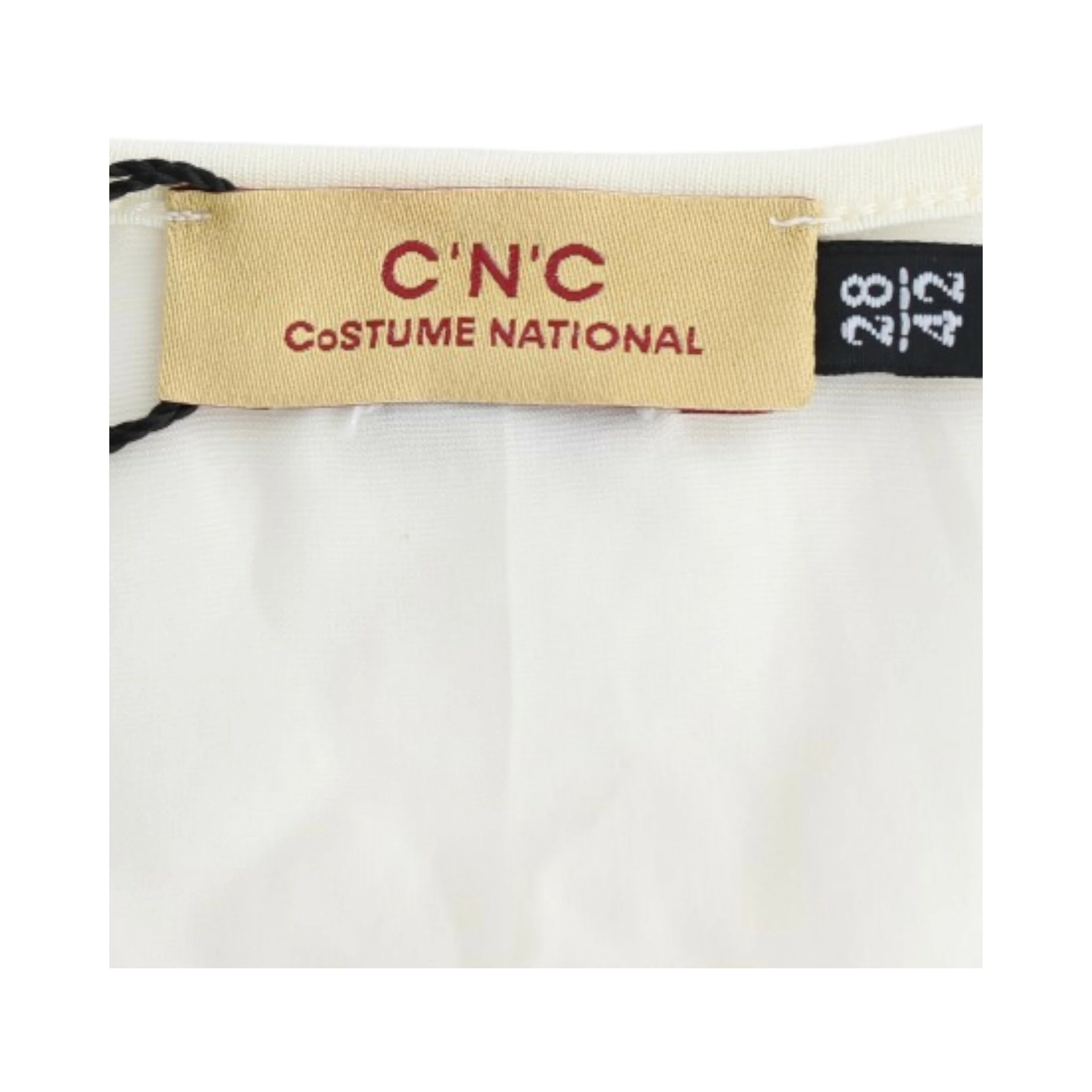 White modal tube dress