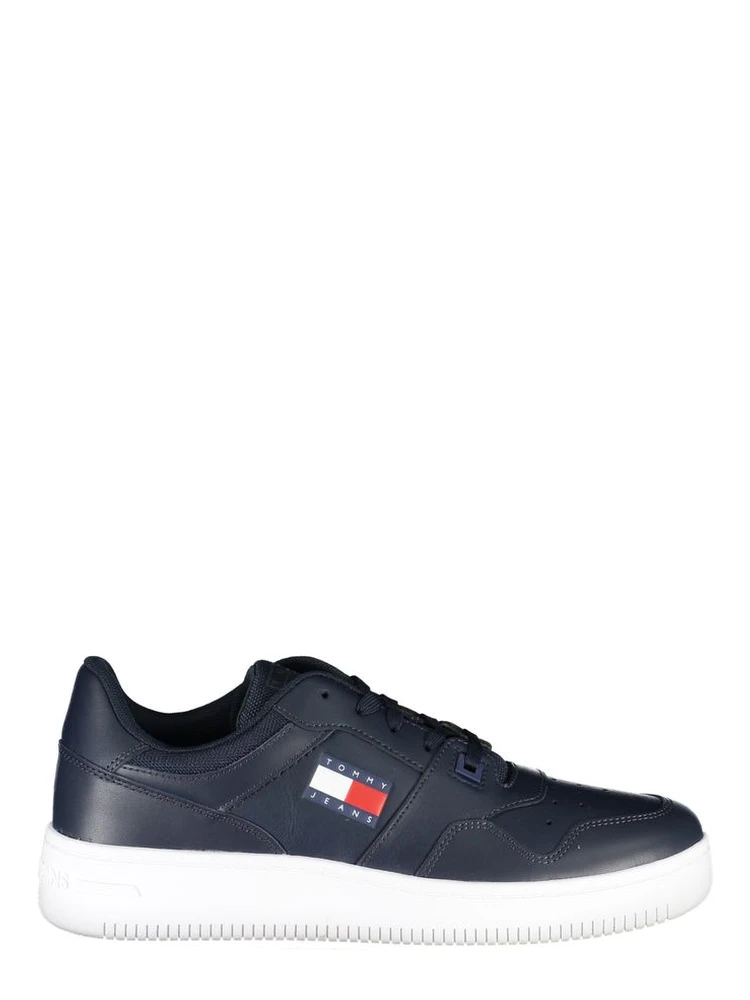 Blue Polyester Sneaker