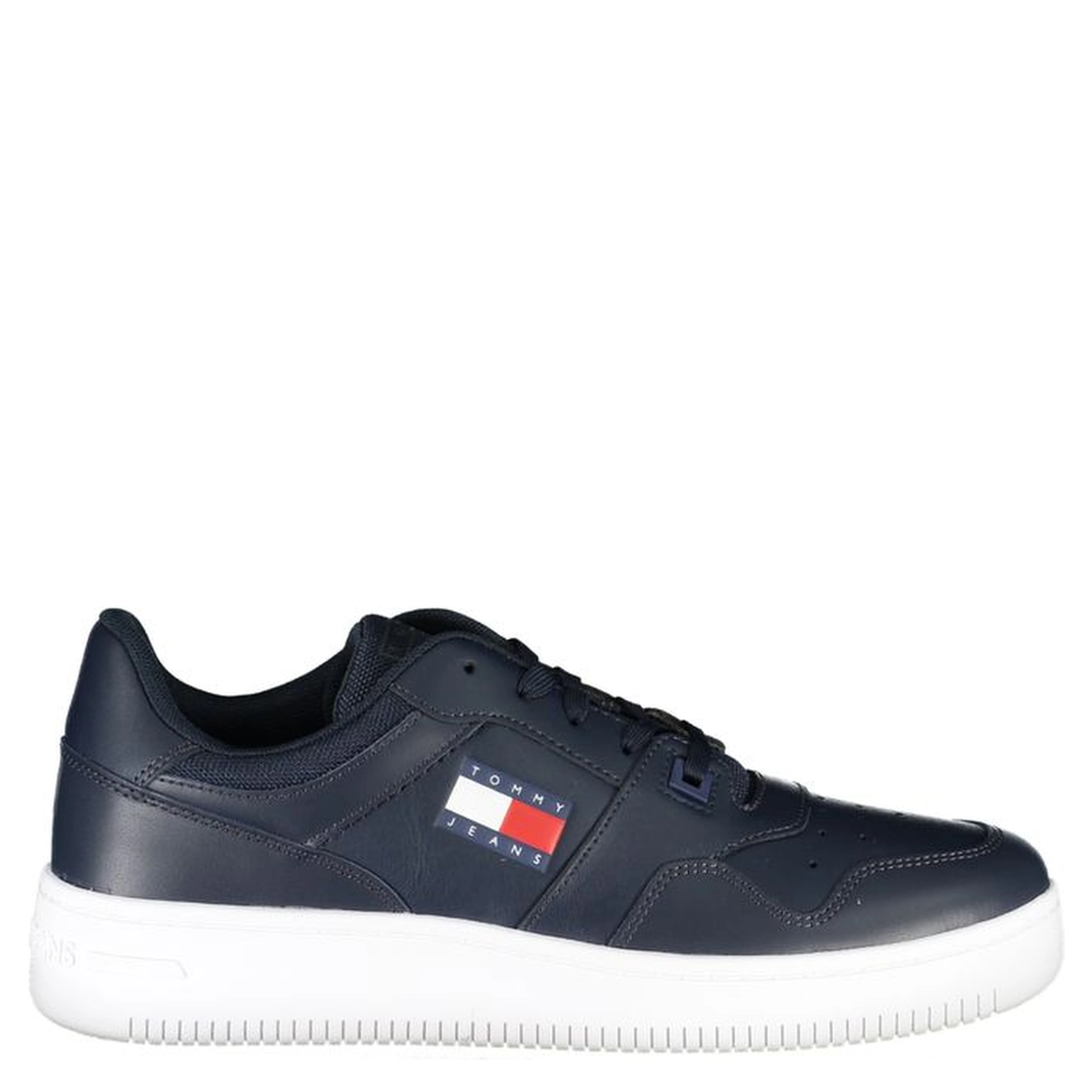 Blue Polyester Sneaker