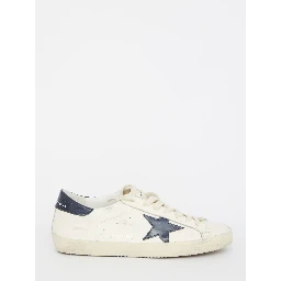Superstar Sneakers In Beige Leather In White