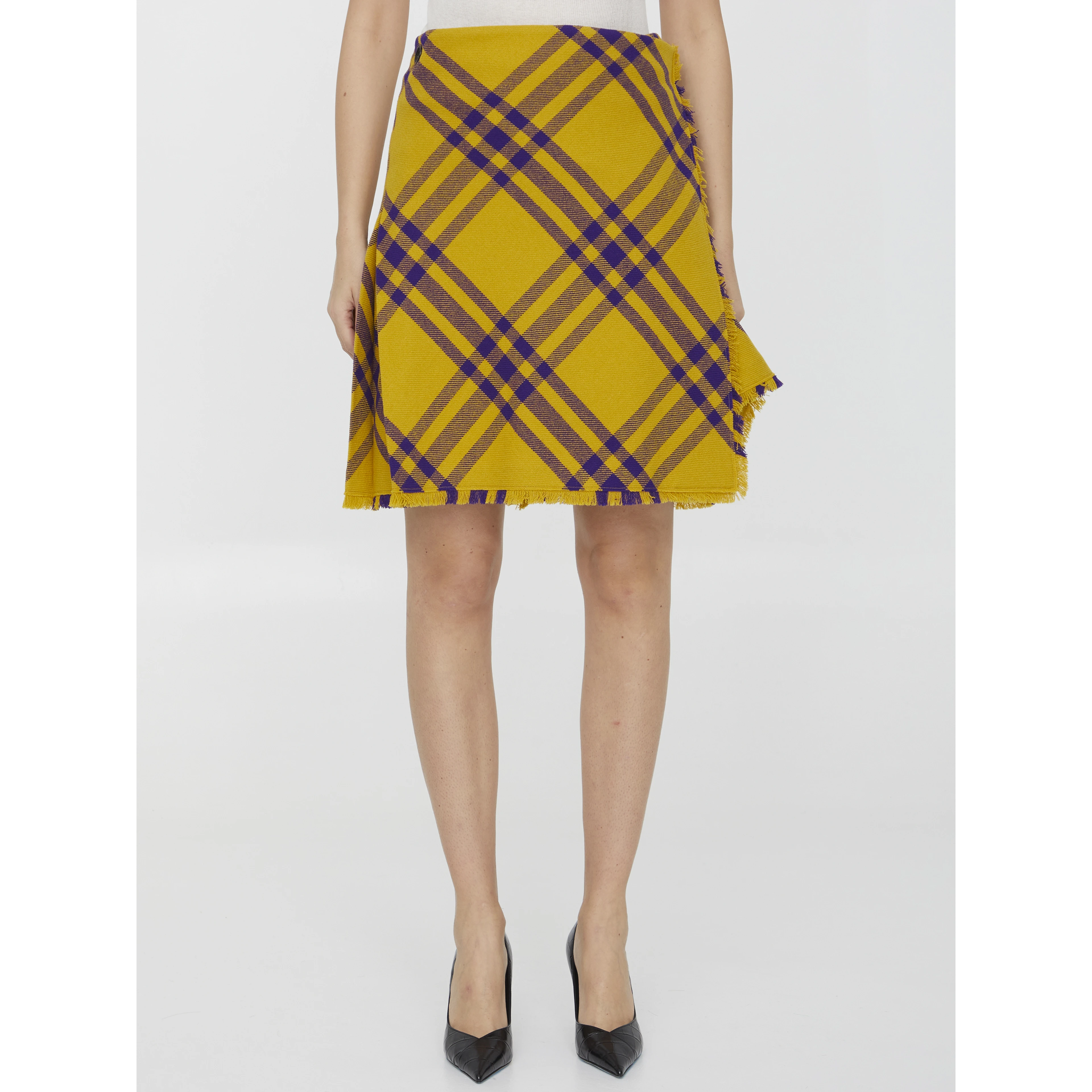 Check wool kilt