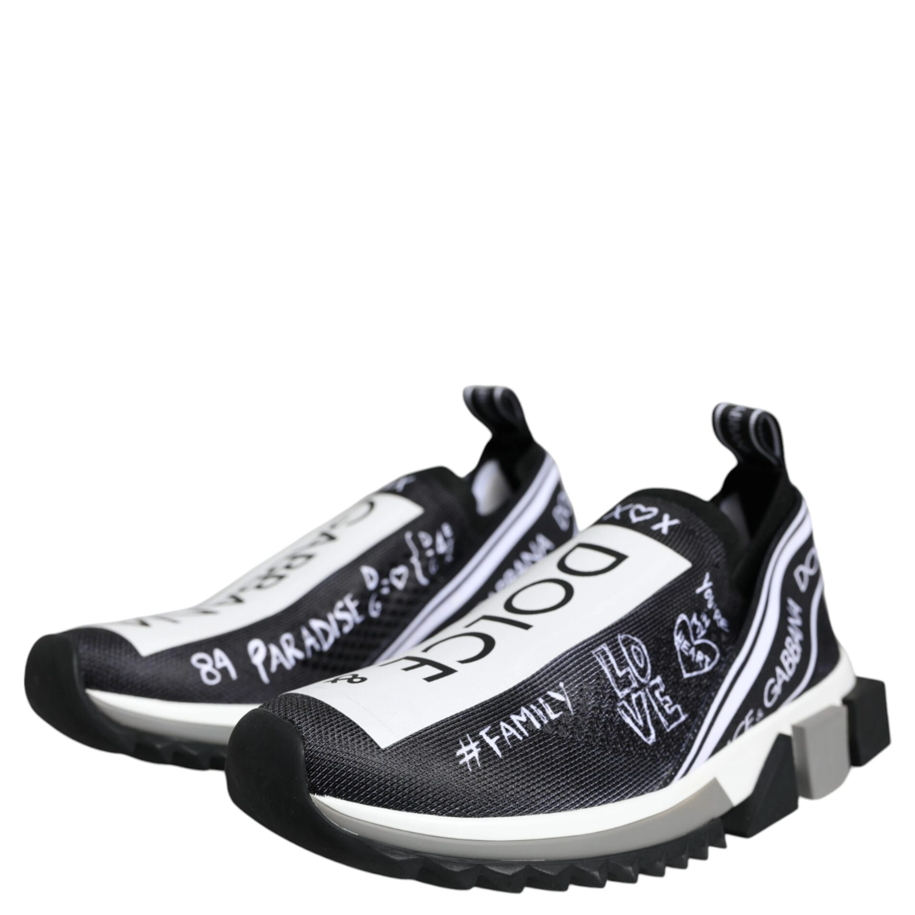 Black White Sorrento Low Top Sneakers Shoes