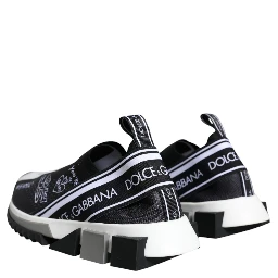 Black White Sorrento Low Top Sneakers Shoes