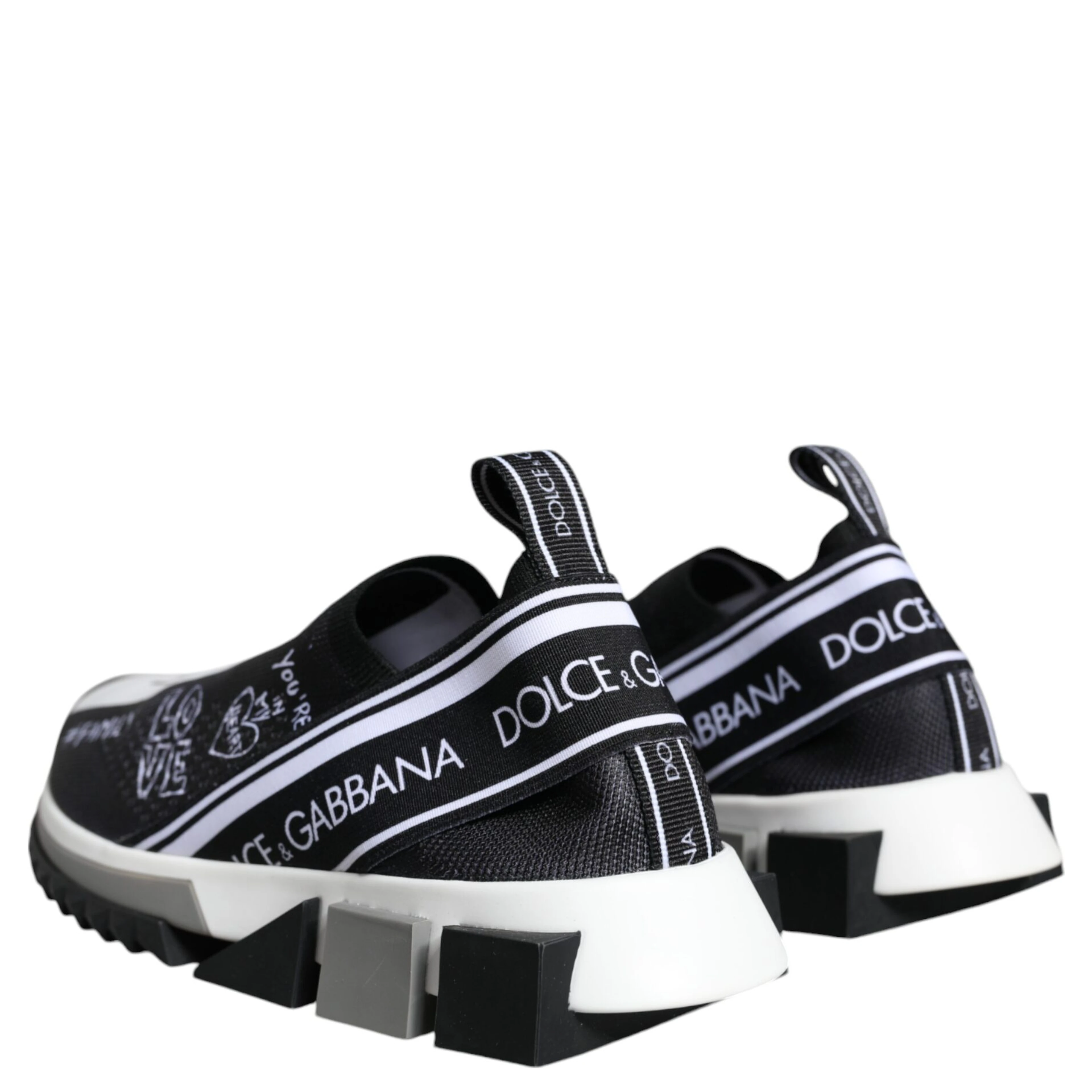 Black White Sorrento Low Top Sneakers Shoes